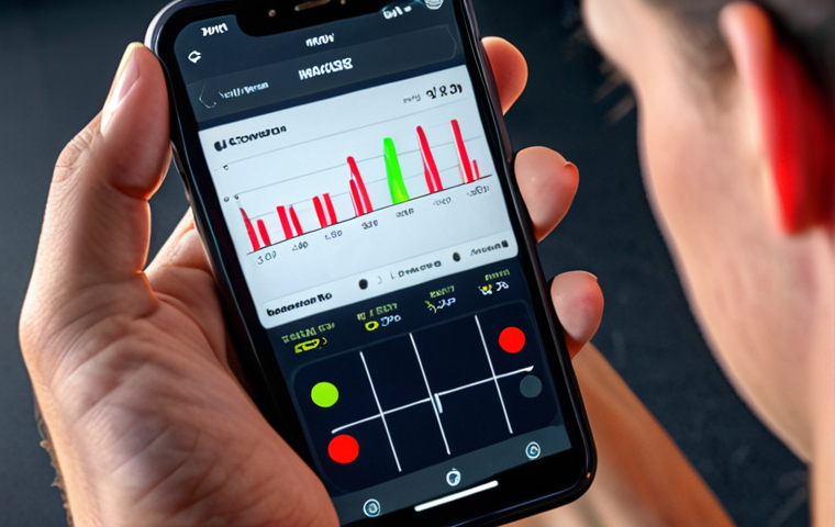 **

A person exercising while wearing a smart workout shirt. Focus on visualizing sensor locations and data displayed on a smartphone app connected to the shirt. Emphasize the contrast between advertised accuracy and potential real-world inaccuracies like heart rate fluctuations.

**